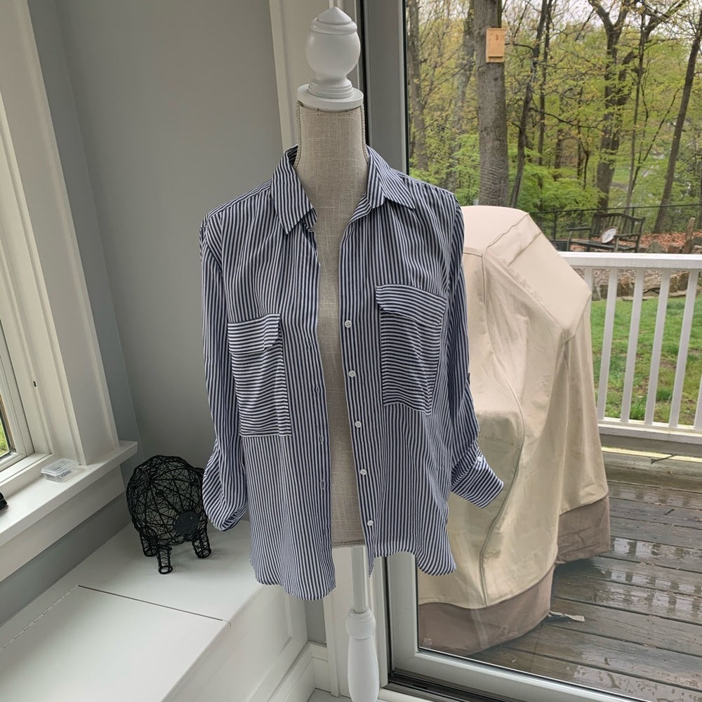 Zara striped button up